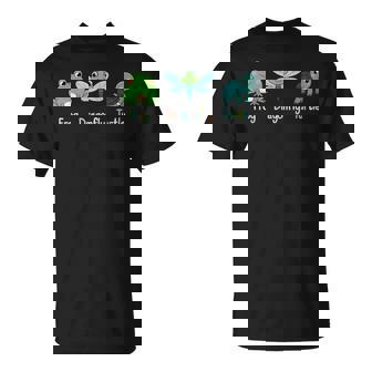 Subtle Political Humor Frog Dragonfly Turtle T-Shirt - Monsterry