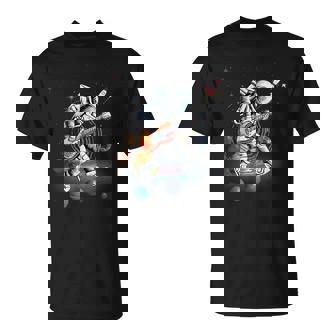 Sun Planet Astronaute Joueur De Guitare Musicien T-Shirt - Cadeauxyz