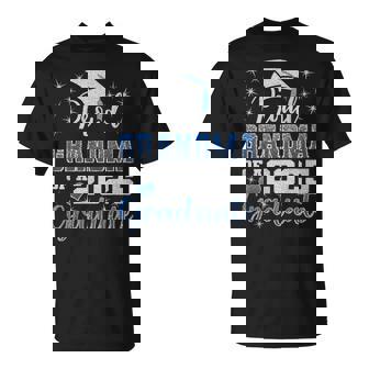 Super Proud Grandma Of 2025 Graduate Awesome Family College T-Shirt - Monsterry