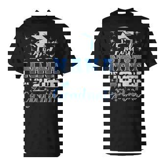 Super Proud Nana Of 2025 Graduate Awesome Family College T-Shirt - Monsterry