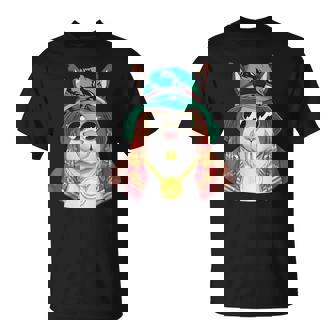 Swag Hipster Streetwear Wild Rabbit Graphic Tee Hip Hop T-Shirt - Monsterry