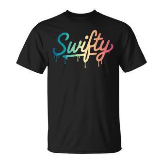 Swifty Fan Merchandise Ns Colourful Taylor Outfit Drip T-Shirt - Geschenkecke