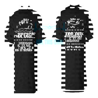 Swim Coach Cool Professional Instructor Swimming Lesson T-Shirt - Monsterry