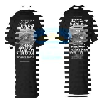 Swimming T-Shirt Alcatraz Swim Team Tee Tank Top T-Shirt - Monsterry