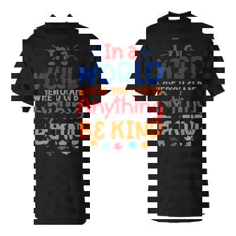 Teacher Life Be Kind For Teacher Cat In Hat Be Kind T-Shirt - Monsterry