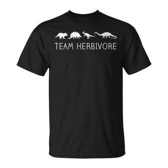 Team Herbivore Cadeau Mignon Et Drôle Dinosaureégétalien T-Shirt - Cadeauxyz