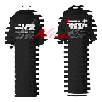 Team Nice Shirt Couple Matching Outfit Team Naughty T-Shirt - Monsterry