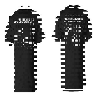 Técnico De Sonido Dj Tonmeister Mesa De Mezclas Camiseta unisex - Regaloses