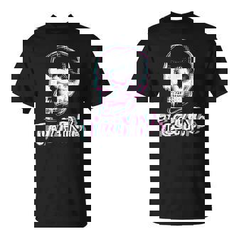 Tecno Skull Tekno Tekk Hardstyle Edm Rave Music Camiseta unisex - Regaloses