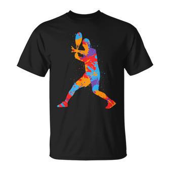 Tennis Player Colourful Children's Tennis Player Boys' T-Shirt - Geschenkecke