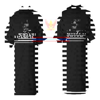 Thai Flag Souvenir Garuda Emblem Of Thailand Prathesthiy T-Shirt - Cadeauxyz