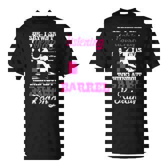 Thinking About Barrel Racing Barrel Racer Barrel Race T-Shirt - Monsterry