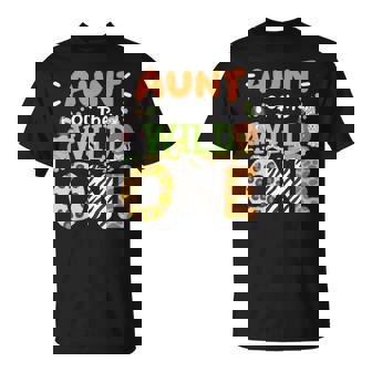 Tía De La Salvaje Niños Niños Safari Zoo Cumpleaños Familia Camiseta unisex - Regaloses