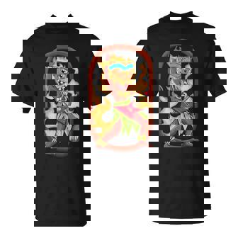 Tiki Totem Guitare Hawaïenne Luau Beach Party Aloha T-Shirt - Cadeauxyz