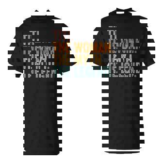 Titi The Woman The Myth The Legend Aunt Vintage T-Shirt | Seseable UK