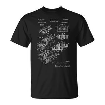 Toy Building Brick Patent T-Shirt - Geschenkecke