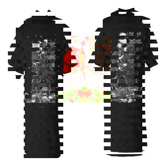 Toy Poodle Dog Xmas Santa Riding Toy Poodle Christmas T-Shirt - Monsterry