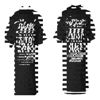 On That Track Moto Mom Motocross Mom Motocross Rider Mother T-Shirt | Mazezy