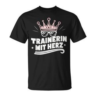 Trainer With Heart Fitness Dance Football Farewell T-Shirt - Geschenkecke