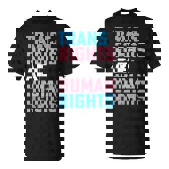Trans Right Are Human Rights Transgender Lgbtq Pride T-Shirt - Monsterry