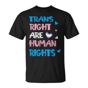 Trans Right Are Human Rights Transgenre Lgbtq Pride T-Shirt - Cadeauxyz