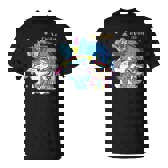 Tribal Owl Bunny Be Wild Cute Rabbit Owl Lovers T-Shirt - Monsterry