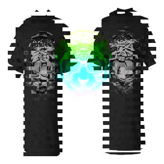 Trippy Dj Cadeau Pour Ravers Edm Techno House Tigre Psychédélique T-Shirt - Cadeauxyz