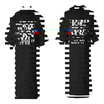 Trump Ganó Get Super It Trump 2024 Camiseta unisex - Regaloses