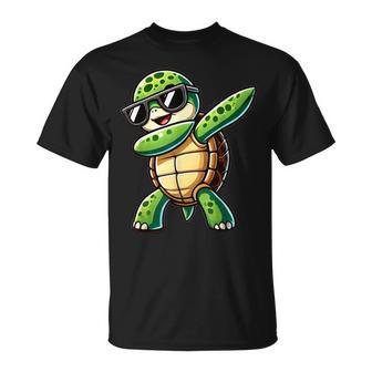 Turtle Dabbing Turtle With Toad Motif T-Shirt - Geschenkecke