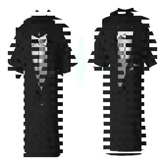 Tuxedoeste Avec Cravate Pour Un Mariage Amusant T-Shirt - Cadeauxyz
