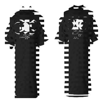 Twin Flame Cosmic Moon Phases Numerology T-Shirt - Monsterry