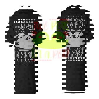 Two Peas In A Pod Kawaii Vegan T-Shirt - Monsterry