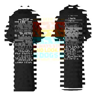 Types Of Dog Vintage Animal Dog Lover Outfit Dog Owner T-Shirt - Monsterry