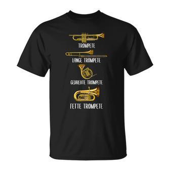 Types Of Trumpets Trumpet Surprise Instrument T-Shirt - Geschenkecke