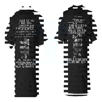 Never Underestimate An Old Man With a Newfoundland Dog T-Shirt - Monsterry