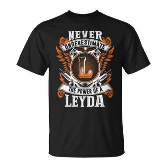 Never Underestimate The Power Of Leyda Leyda Name T-Shirt - Thegiftio UK