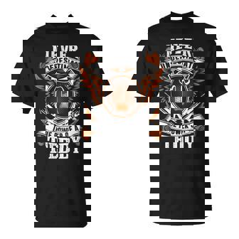 Never Underestimate The Power Of Teddy Teddy Name T-Shirt - Thegiftio