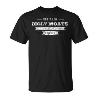 Unhinged Bigly Moats Snake And Alligator Secured Since 2016 T-Shirt - Monsterry