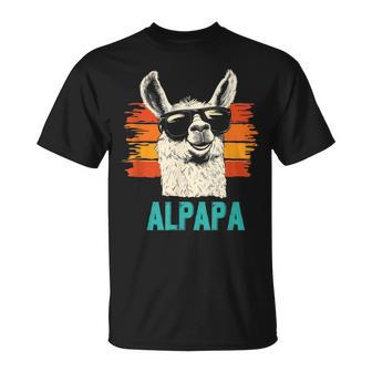 Uomo Alpapa Festa Del Papà Miglior Papà Divertente Alpaca Maglietta - Novitaregali