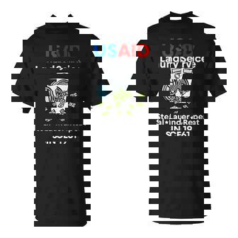 Usaid Laundry Service Laundering Money Since 1961 DOGE T-Shirt | Mazezy