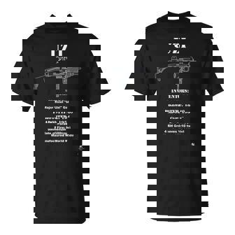 Uzi Invención E Historia Camiseta unisex - Regaloses