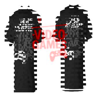 V Is For Video Games Valentines Day Gamer Boy Men T-Shirt | Mazezy