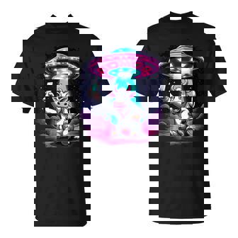 Vaca Selfie Con Extraterrestre Ovni Divertido Camiseta unisex - Regaloses