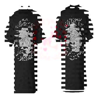 Valentine Mana Cute Animal Hearts Will You Be Mine-A T-Shirt - Thegiftio