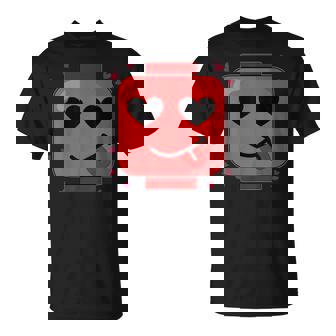Valentines Day Building Brick Head Heart Builder Boys T-Shirt - Monsterry
