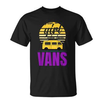 Van Life Sun Surfer Girlanlife Solo Una Chica Que Ama Las Furgonetas Camiseta unisex - Regaloses