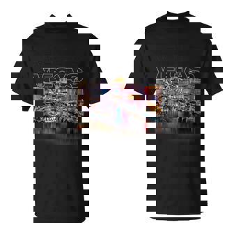 Vegas Strip Shirt Las Vegas Nevada Shirt Vegas Trip Lights T-Shirt - Monsterry