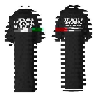 Verona Italia Souvenir Italiaacaciones Bandera Italianaerona Camiseta unisex - Regaloses