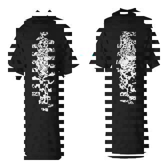 Vida Silvestre De Grandes Felinos Del Leopardo De Las Nieves Camiseta unisex - Regaloses
