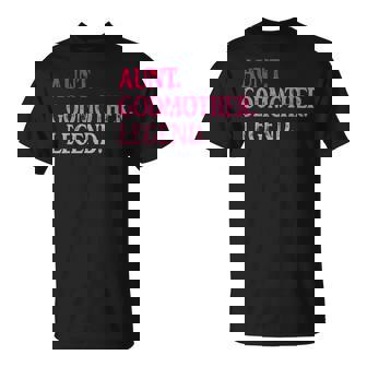 Vintage Aunt Godmother Legend Auntie T-Shirt | Seseable CA